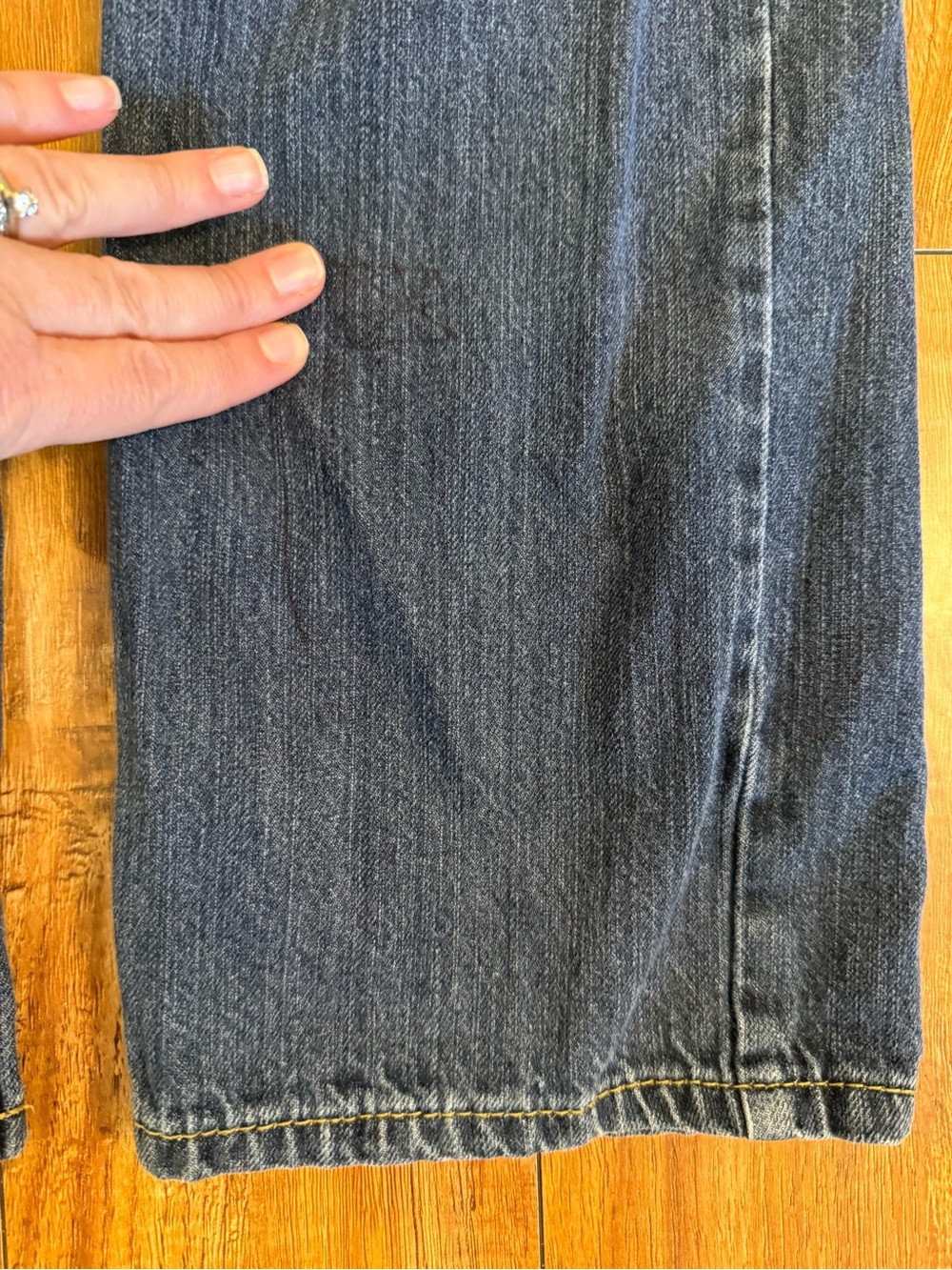 Levi's 505 Set of 2 Boys Blue Straight Slim Jeans Size 20 28x30 - Picture 3 of 13